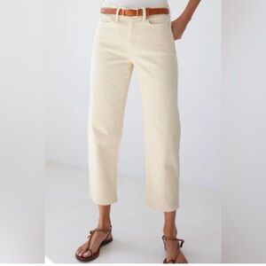 AYR Cream Ankle & Cropped Jeans